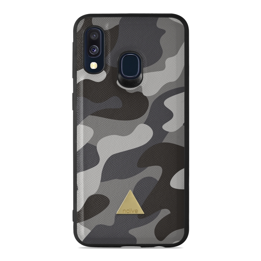 Magnetiskt Mobilskal Samsung Galaxy A40 (2019) Skal - Grey Camo | Mobilskal & Mobilfodral BJORNBERRY
