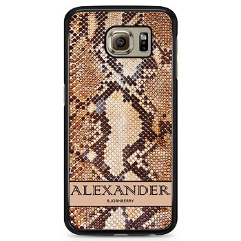 Samsung Galaxy S6 Skal Custom - Brun Orm Namn
