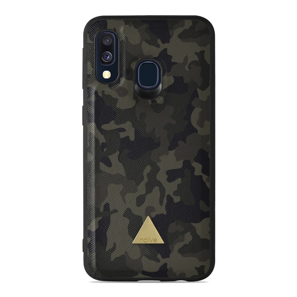Naive Samsung Galaxy A40 (2019) Case - Jungle Green Camo