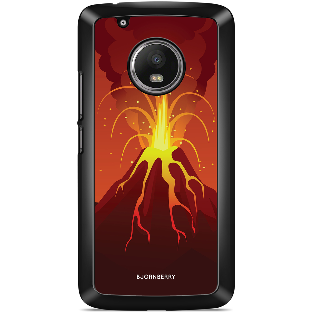 Moto G5 Plus Case - Cartoon Vulcano