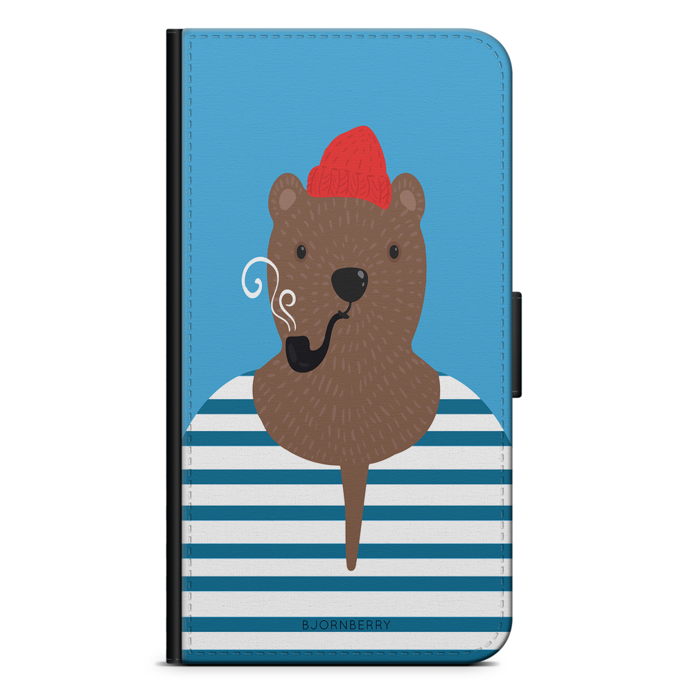 Huawei Honor 10 Wallet Case - Hipster Bear