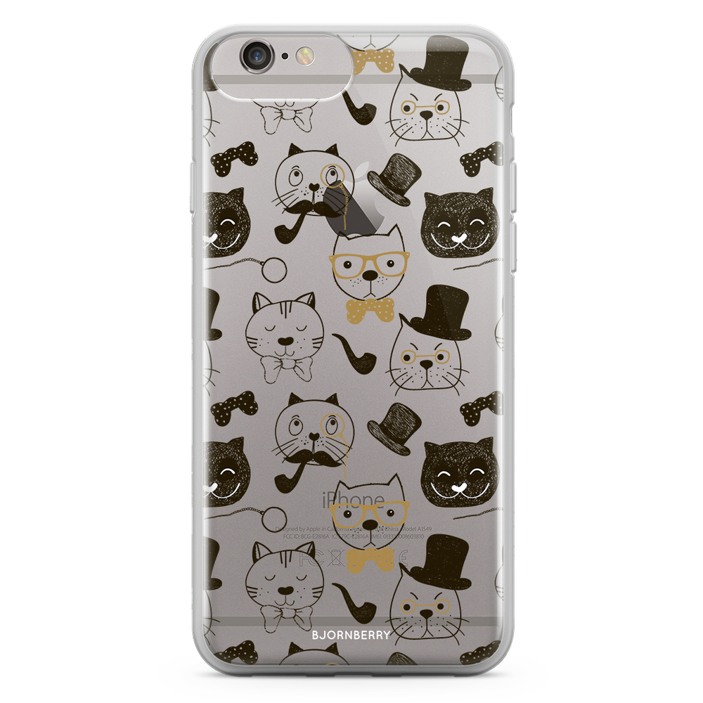 iPhone 6 Plus/6s Plus Fashion Skal - Tecknade Katter