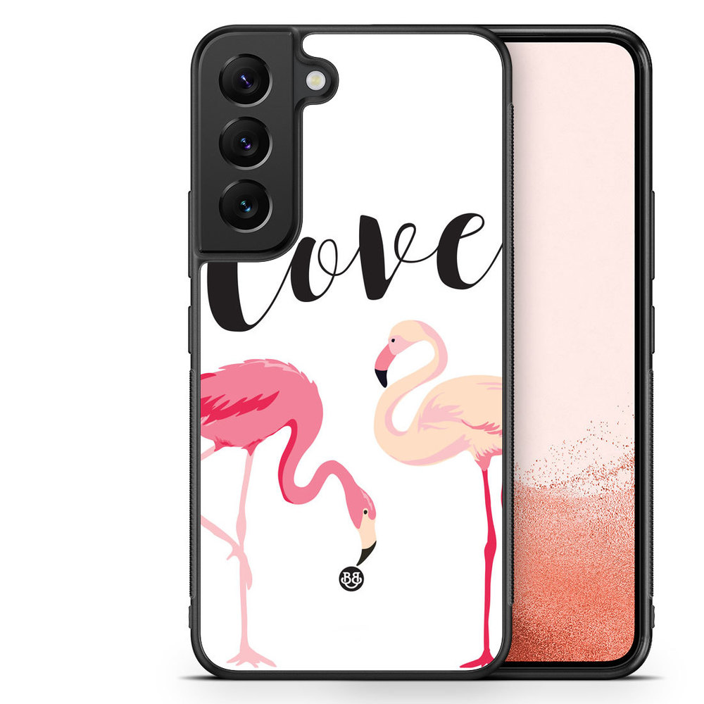 Samsung Galaxy S23 Plus 5G Case - Love Flamingo