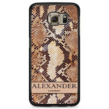 Samsung Galaxy S6 Edge Case Custom - Brown Snake Name