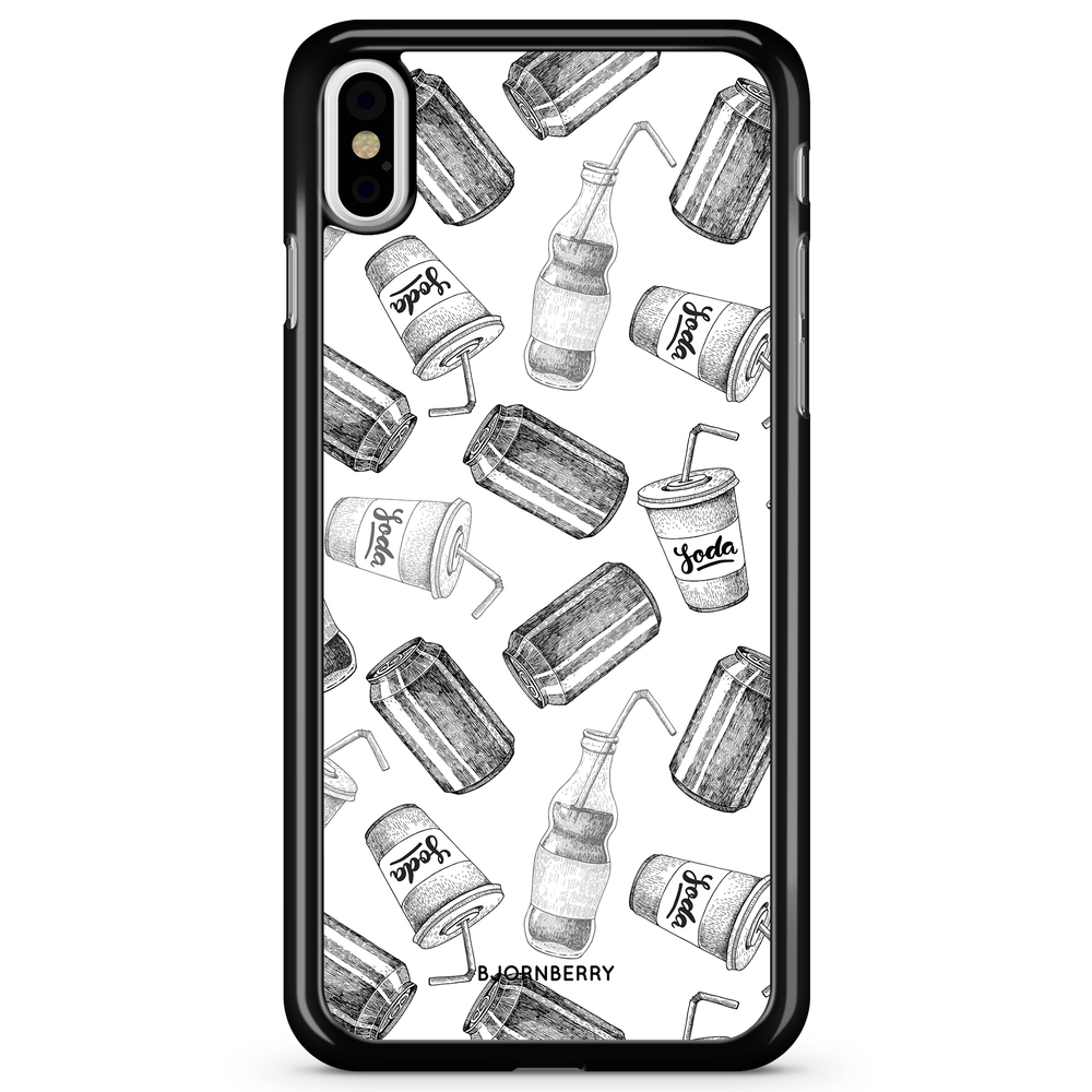 iPhone X / XS Case - Soda Black & White