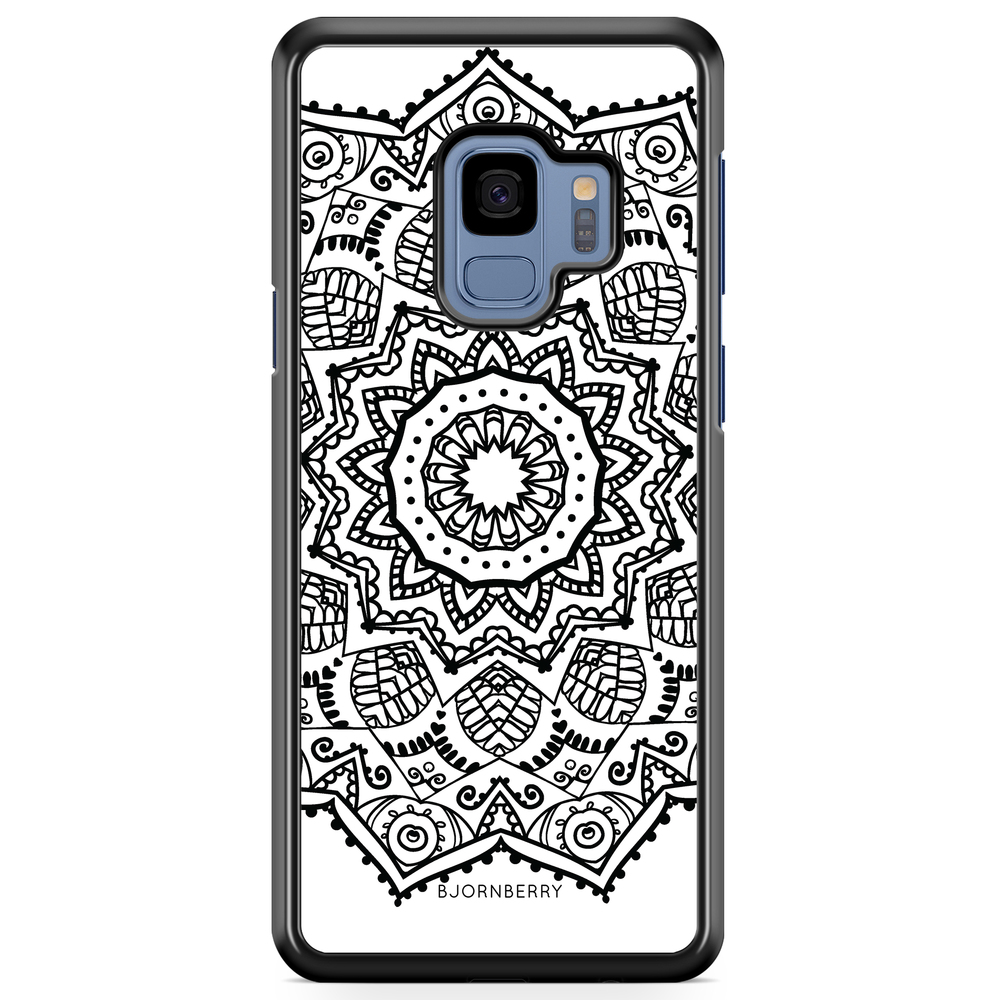 Samsung Galaxy S9 Case - Black Mandala