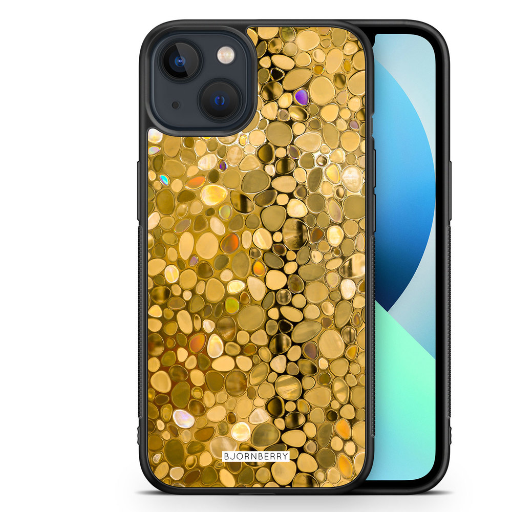iPhone 13 Mini Case - Stained Glass Gold