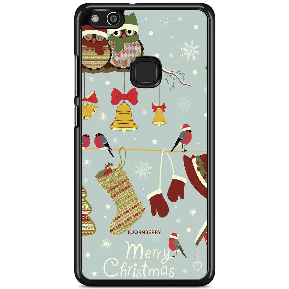 Huawei P10 Lite Case - Christmas Owls