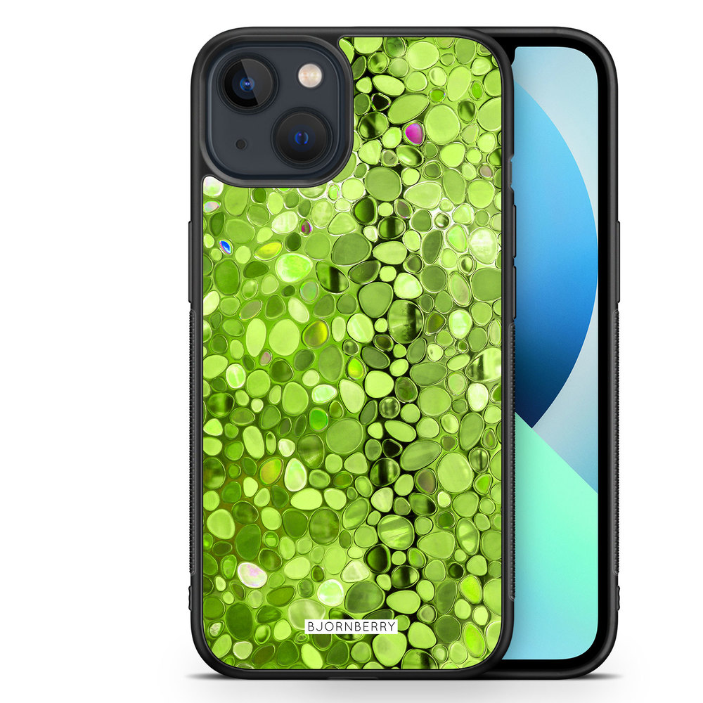 iPhone 13 Mini Case - Stained Glass Green