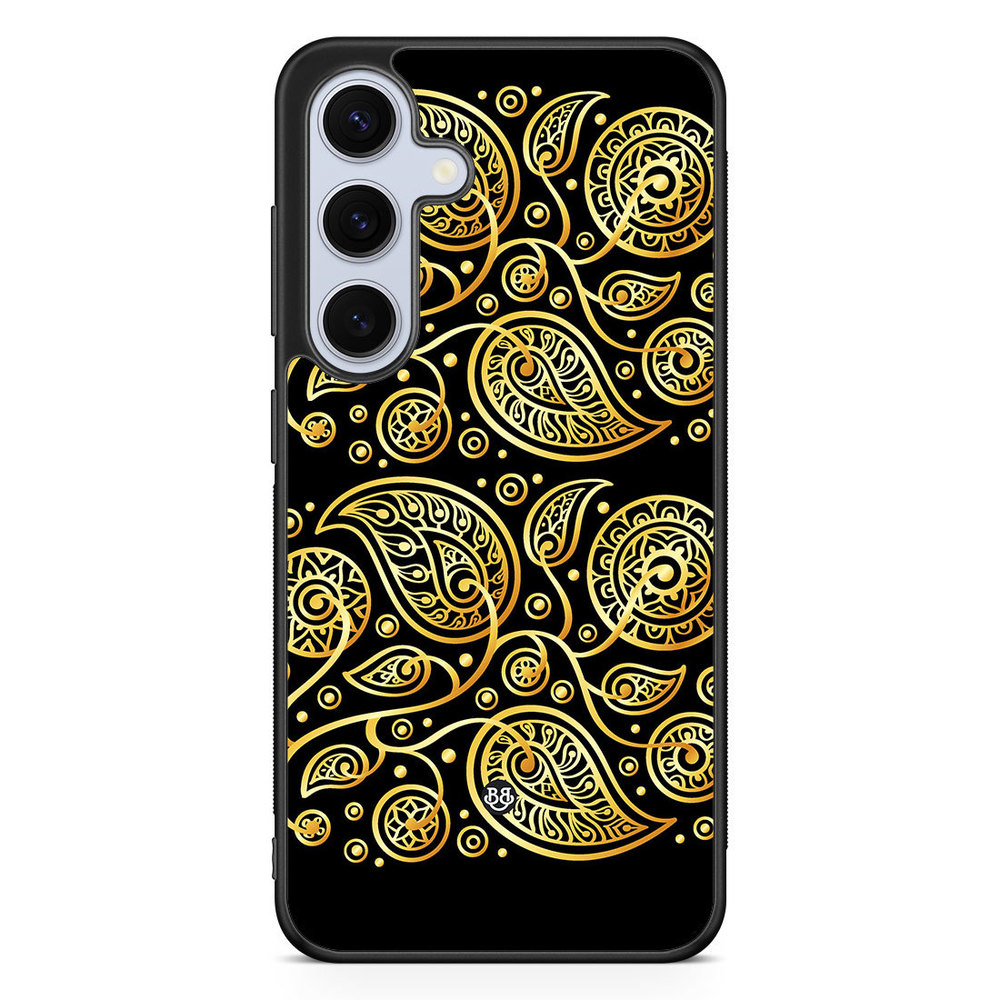 Samsung Galaxy S24 FE Case - Gold Flowers