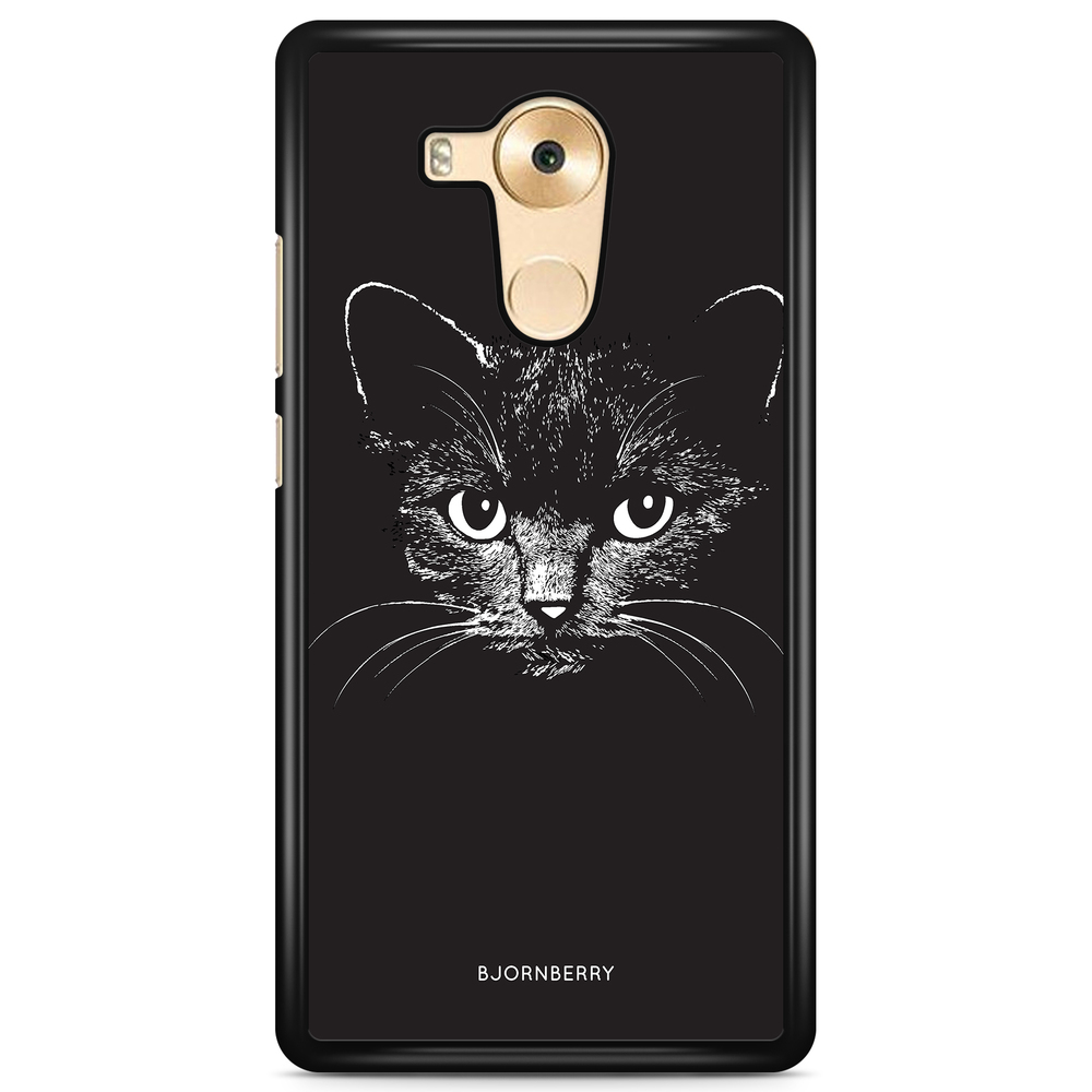 Huawei Mate 9 Pro Case - Black/White Cat