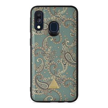 Naive Samsung Galaxy A40 (2019) Skal - Paisley Green