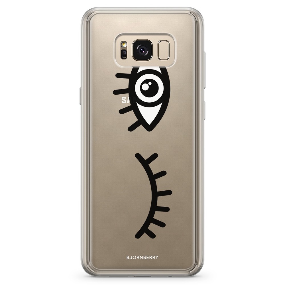 Samsung Galaxy S8 Fashion Case - Black Eyes
