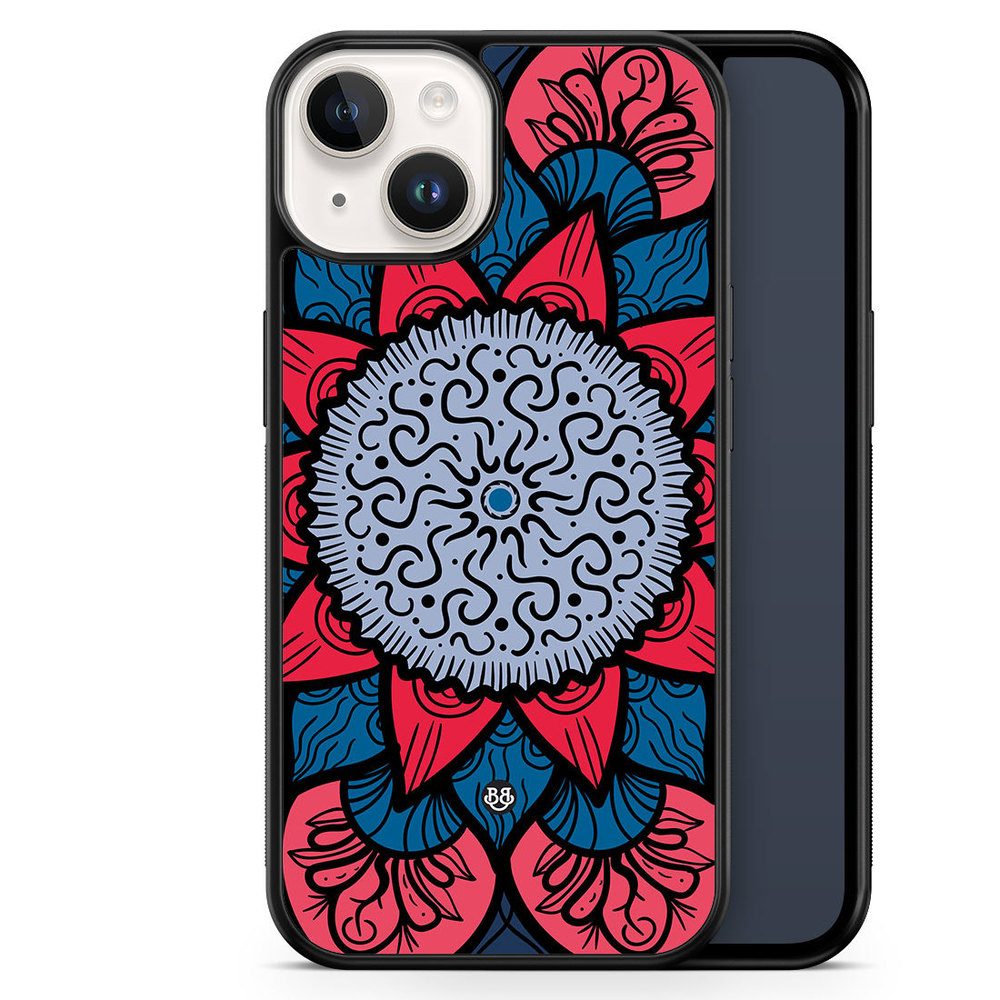 iPhone 14 Case - Blue Mandala