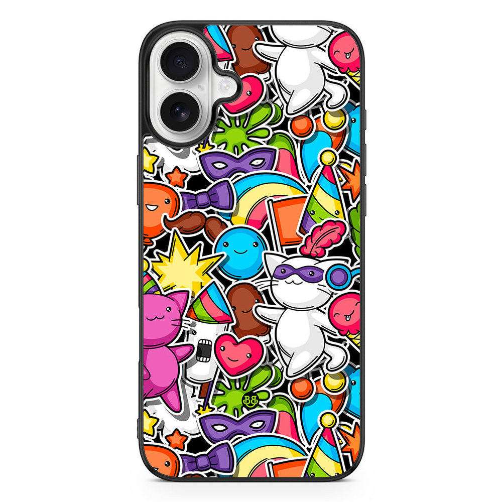 iPhone 16 Plus Case - Cute Sticker