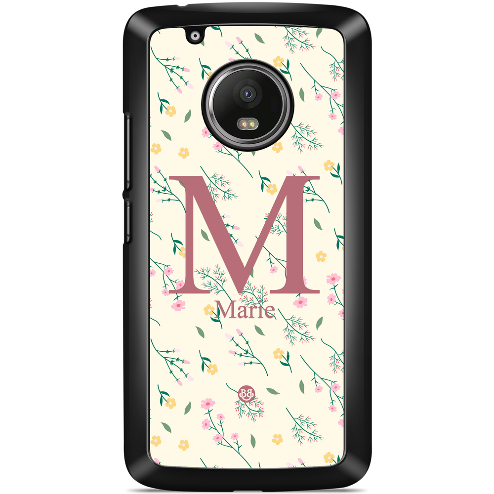 Moto G5 Case Custom - AWAKEN - Floral Elegance