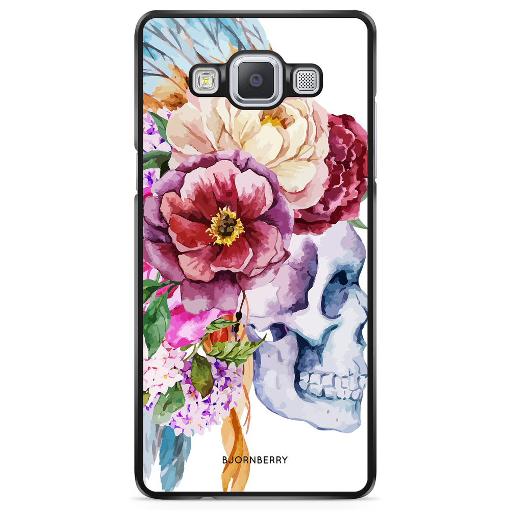 Samsung Galaxy A5 (2015) Case - Skull & Flowers