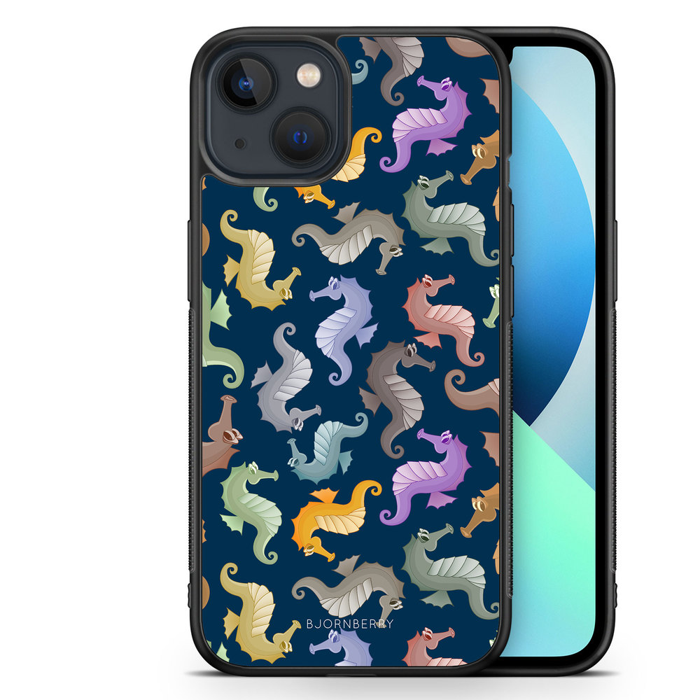 iPhone 13 Mini Case - Cartoon Sea-Horse