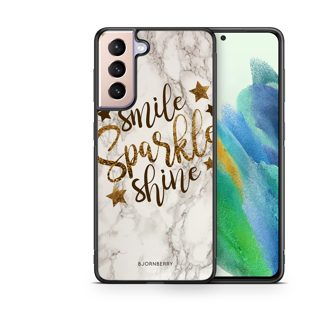 Samsung Galaxy S21 FE 5G Case - Smile,Sparkle,Shine