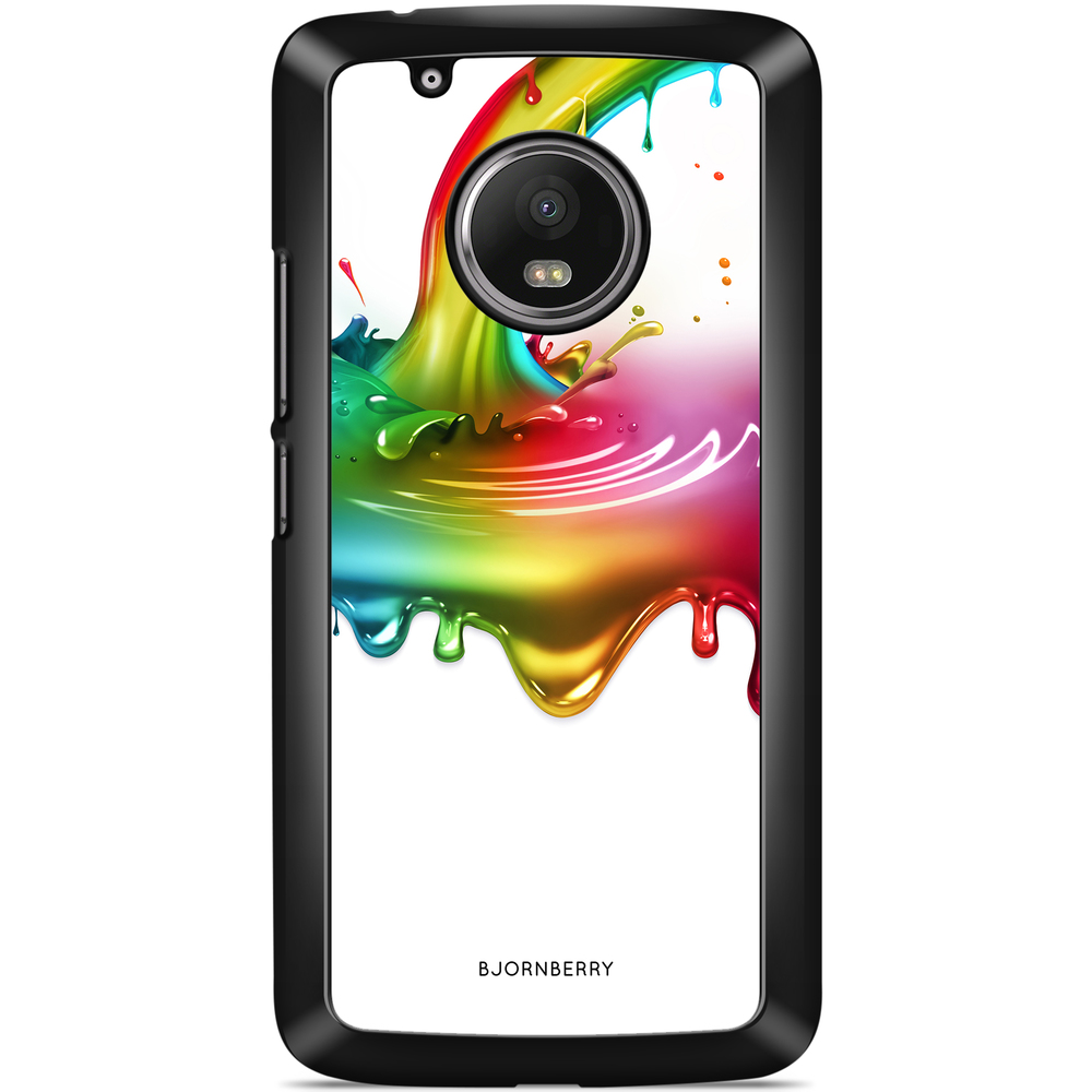 Moto G5 Plus Case - Rainbow Splash