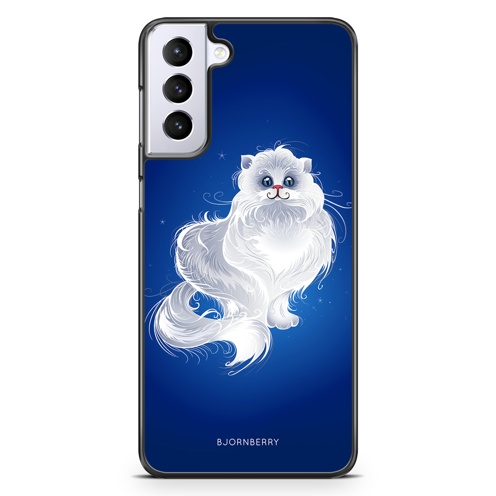 Samsung Galaxy S21 Plus Case - White Cat