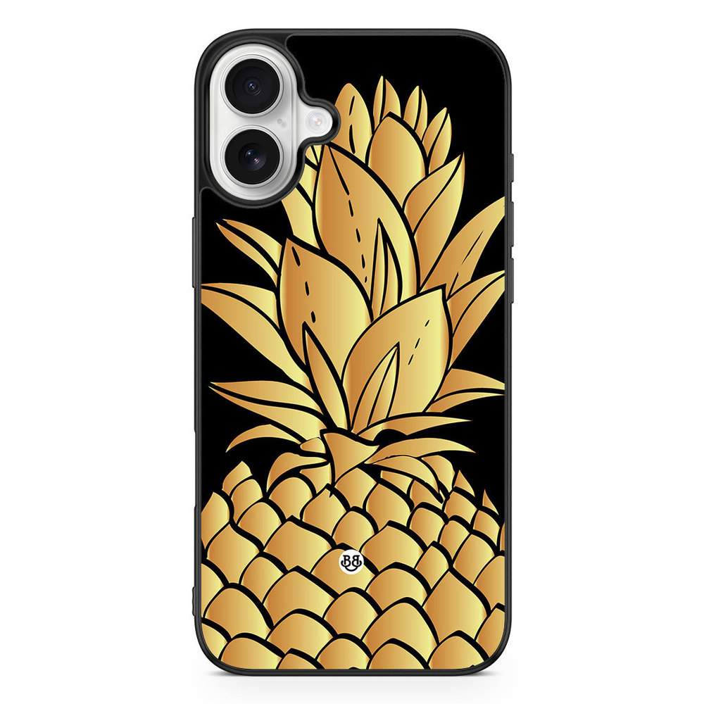 iPhone 16 Plus Case - Gold Pineapple