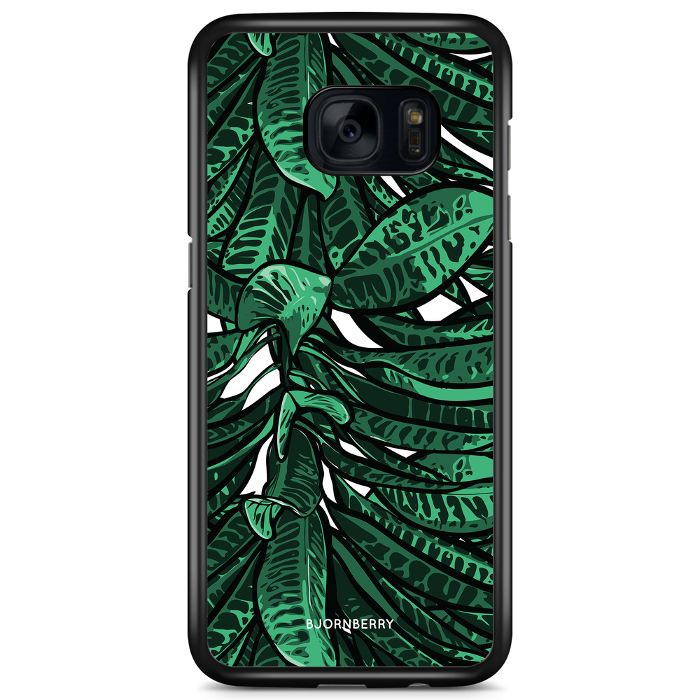 Samsung Galaxy S7 Edge Case - Tropical Leaves