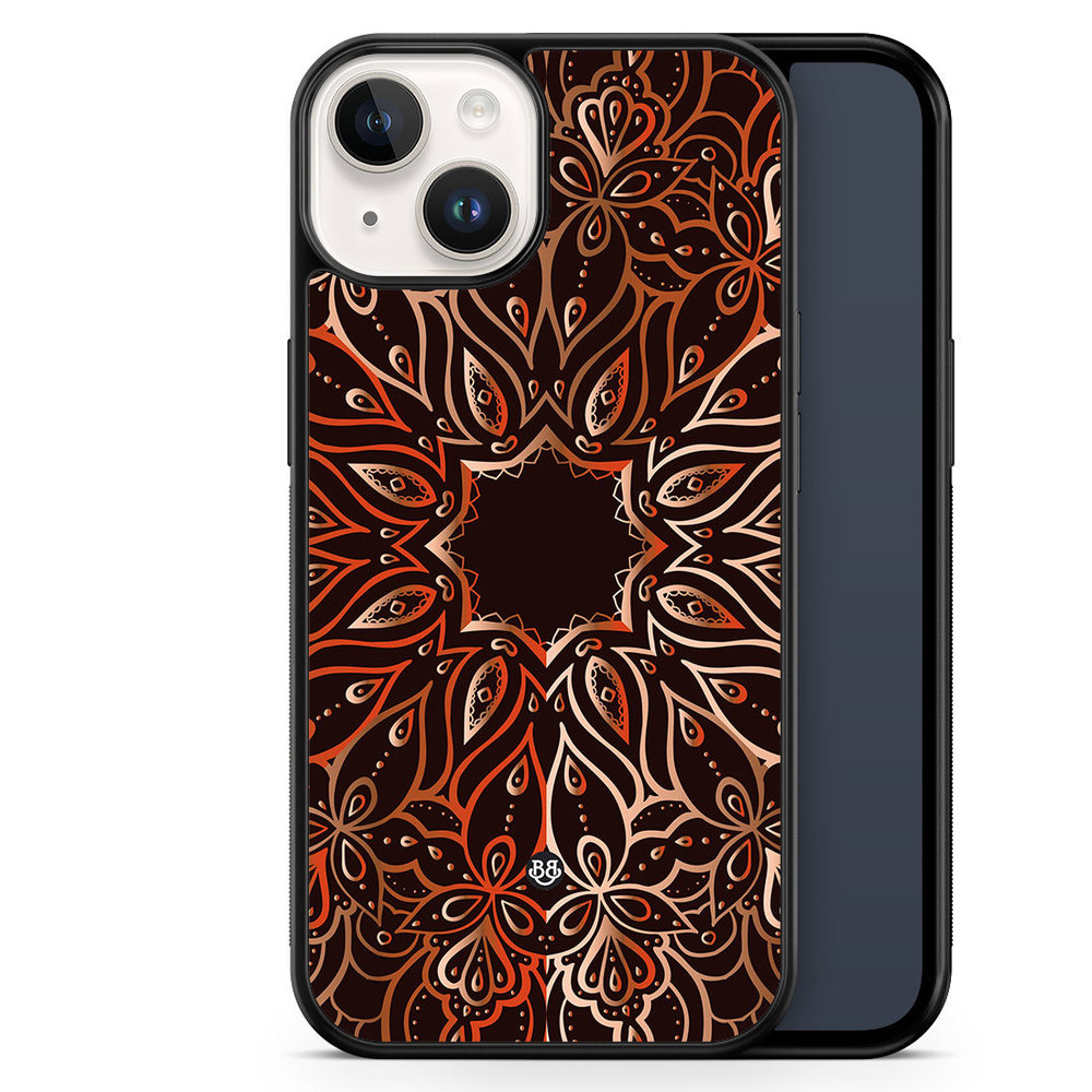 iPhone 14 Case - Bronze Mandala