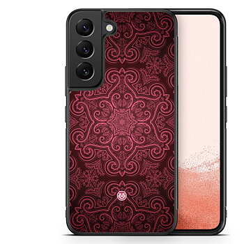Samsung Galaxy S23 Plus 5G Case - Red Retro Pattern