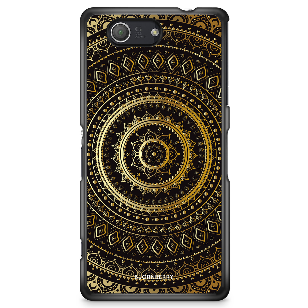 Sony Xperia Z3 Compact Case - Gold Mandala