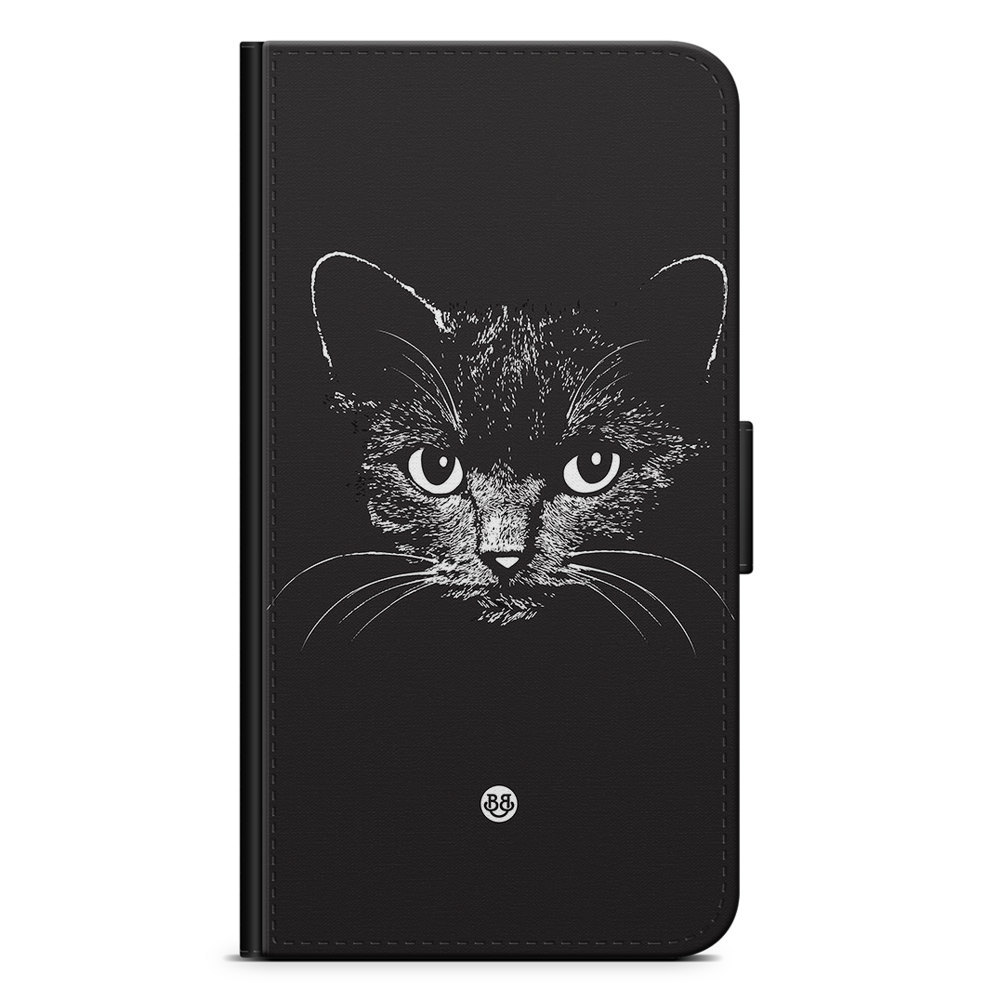 Sony Xperia 1 IV Wallet Case - Black/white cat