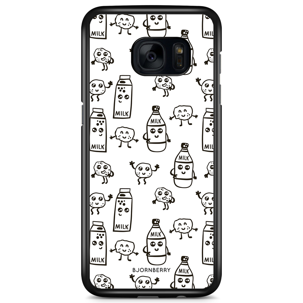 Samsung Galaxy S7 Edge Case - Milk and Cookies