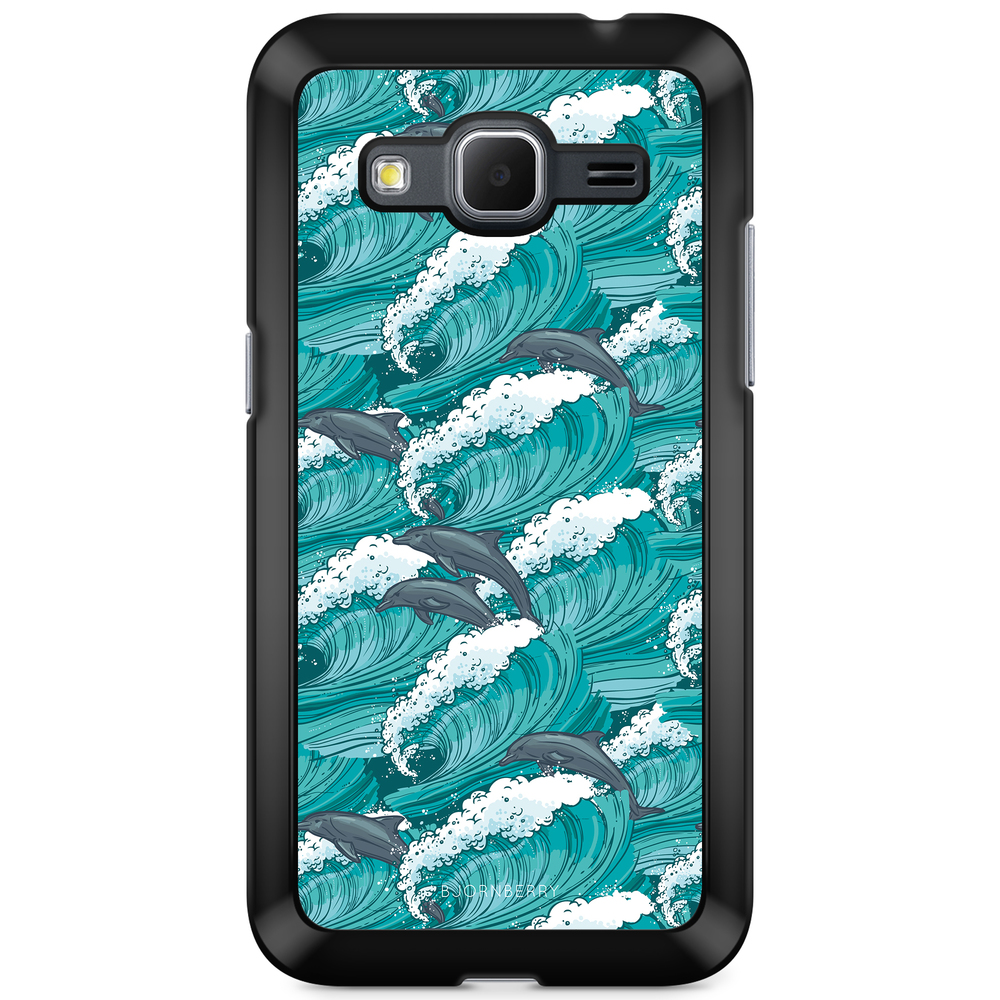 Samsung Galaxy Core Prime Case - Waves And Dolphins