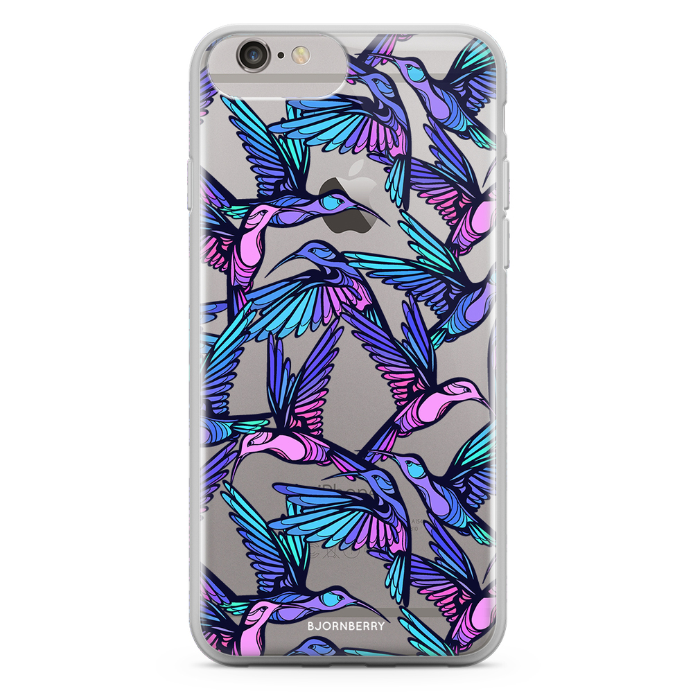 iPhone 6 Plus/6s Plus Fashion Skal - Kolibrier