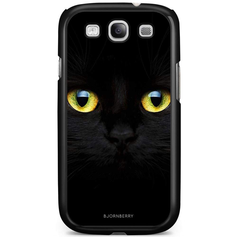 Samsung Galaxy S3 Mini Case - Black Cat Close Up