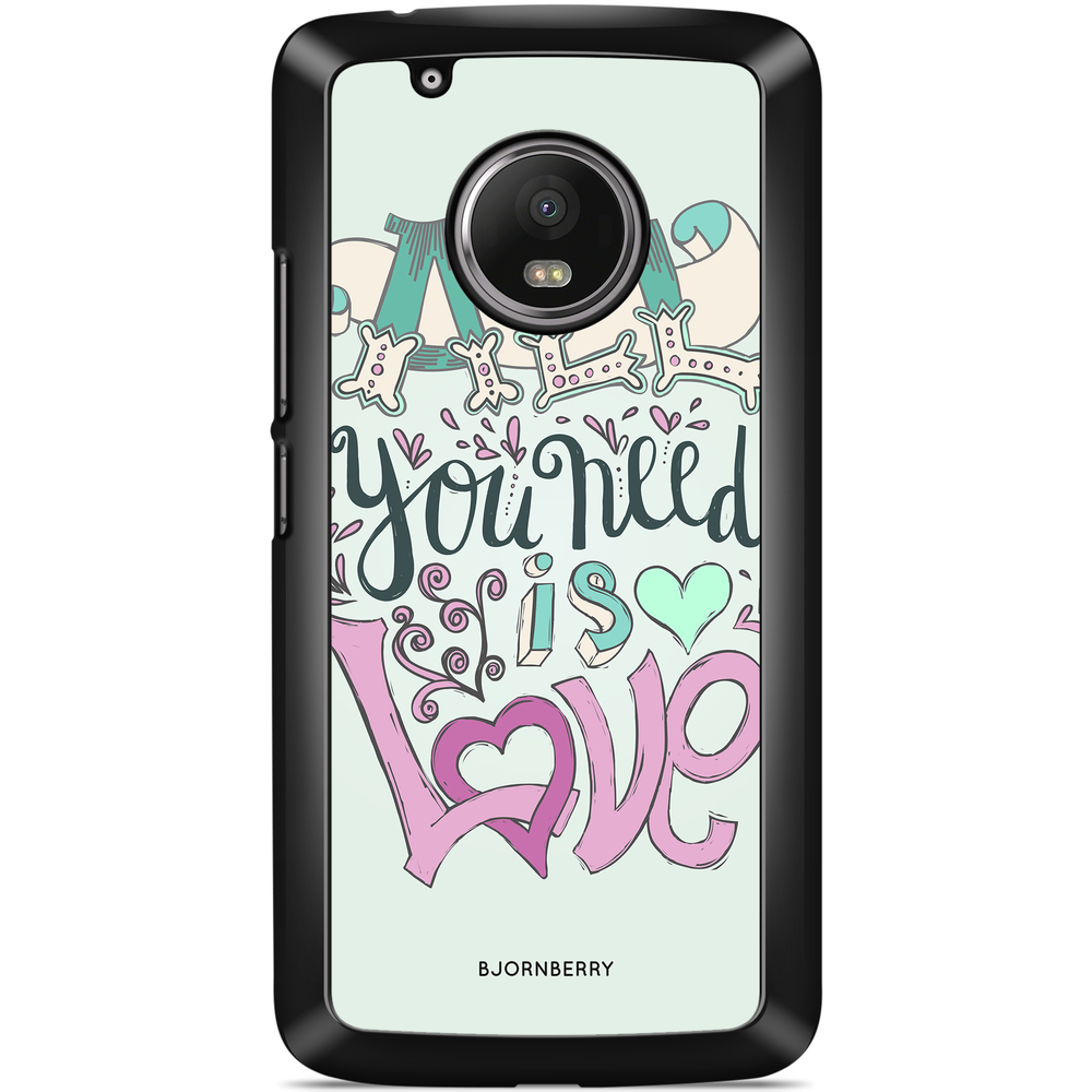 Moto G5 Plus Case - All You Need Is Love