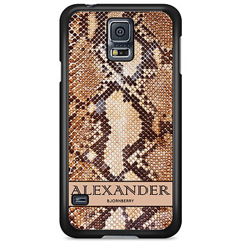 Samsung Galaxy S5 Skal Custom - Brun Orm Namn