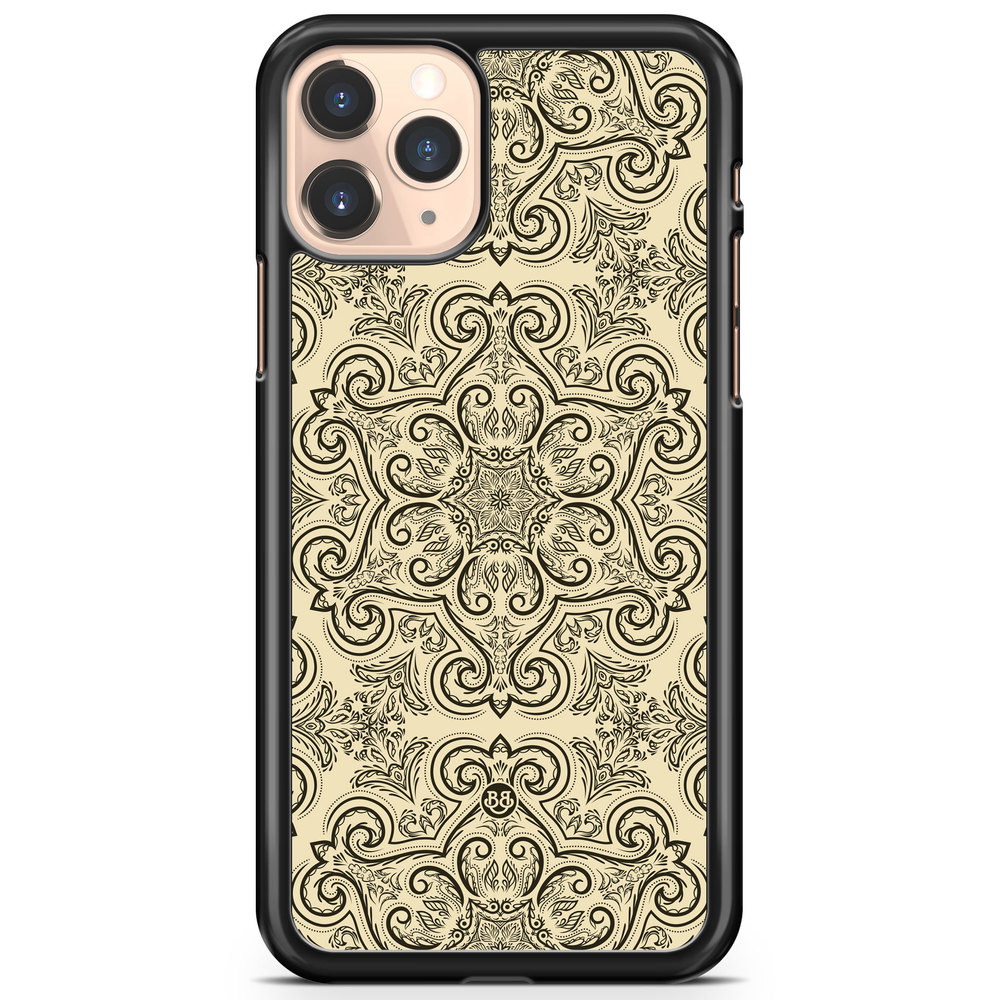 iPhone 11 Pro Max Case - Beige Retro Pattern