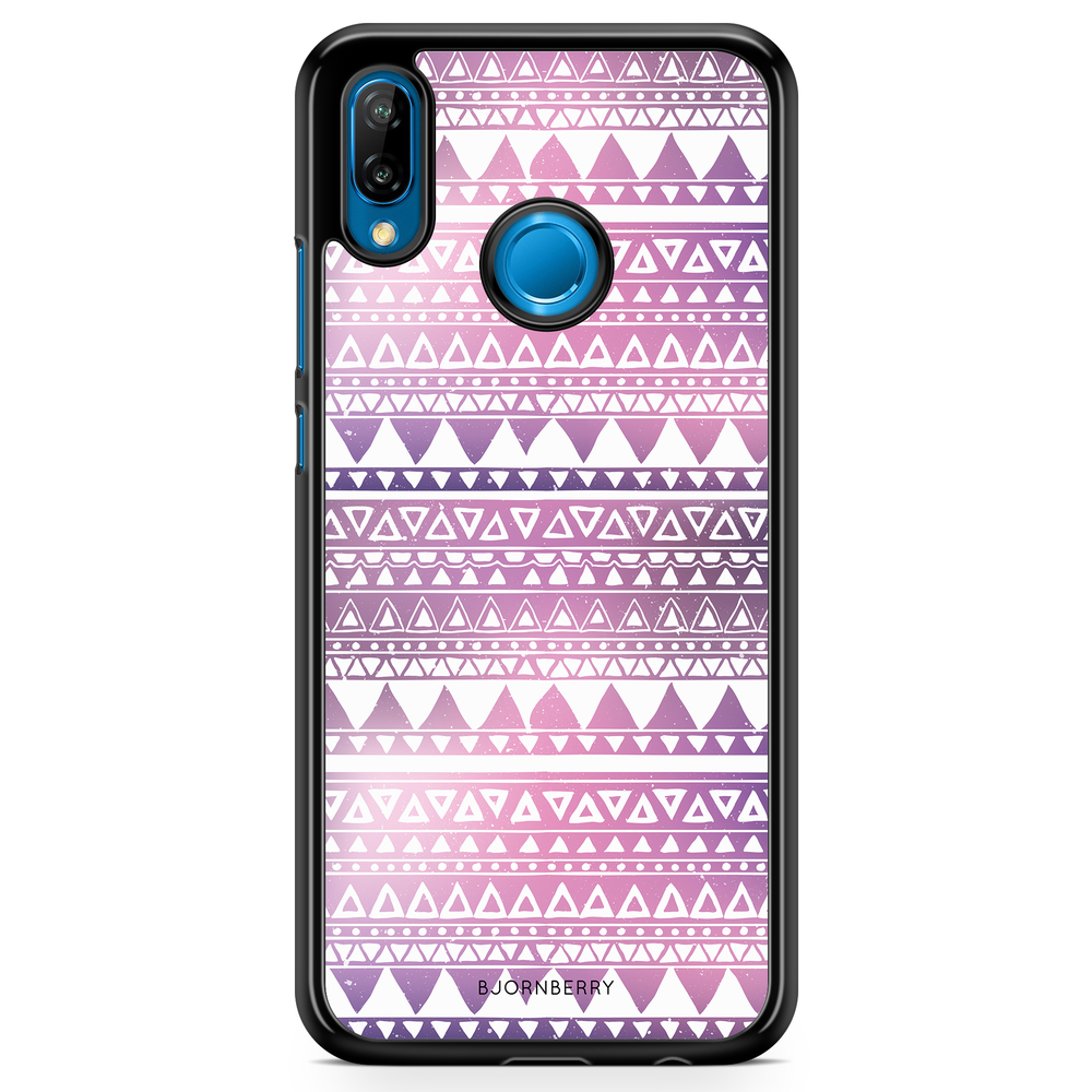 Huawei P20 Lite Case - Purple Aztec