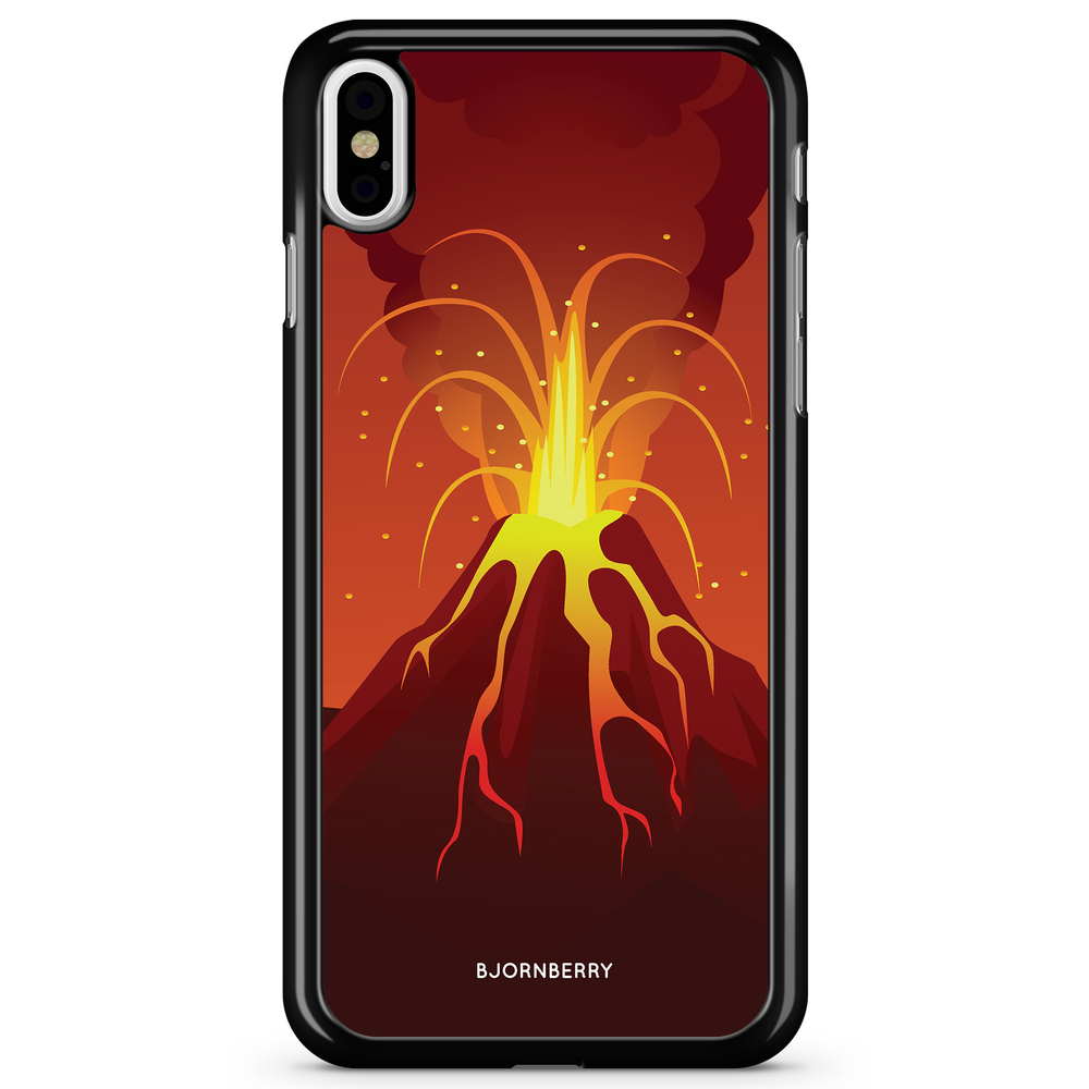 iPhone X / XS Case - Cartoon Vulcano