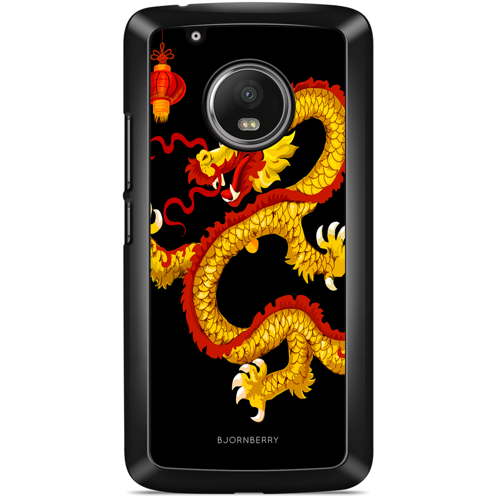 Moto G5 Plus Case - Yellow Dragon