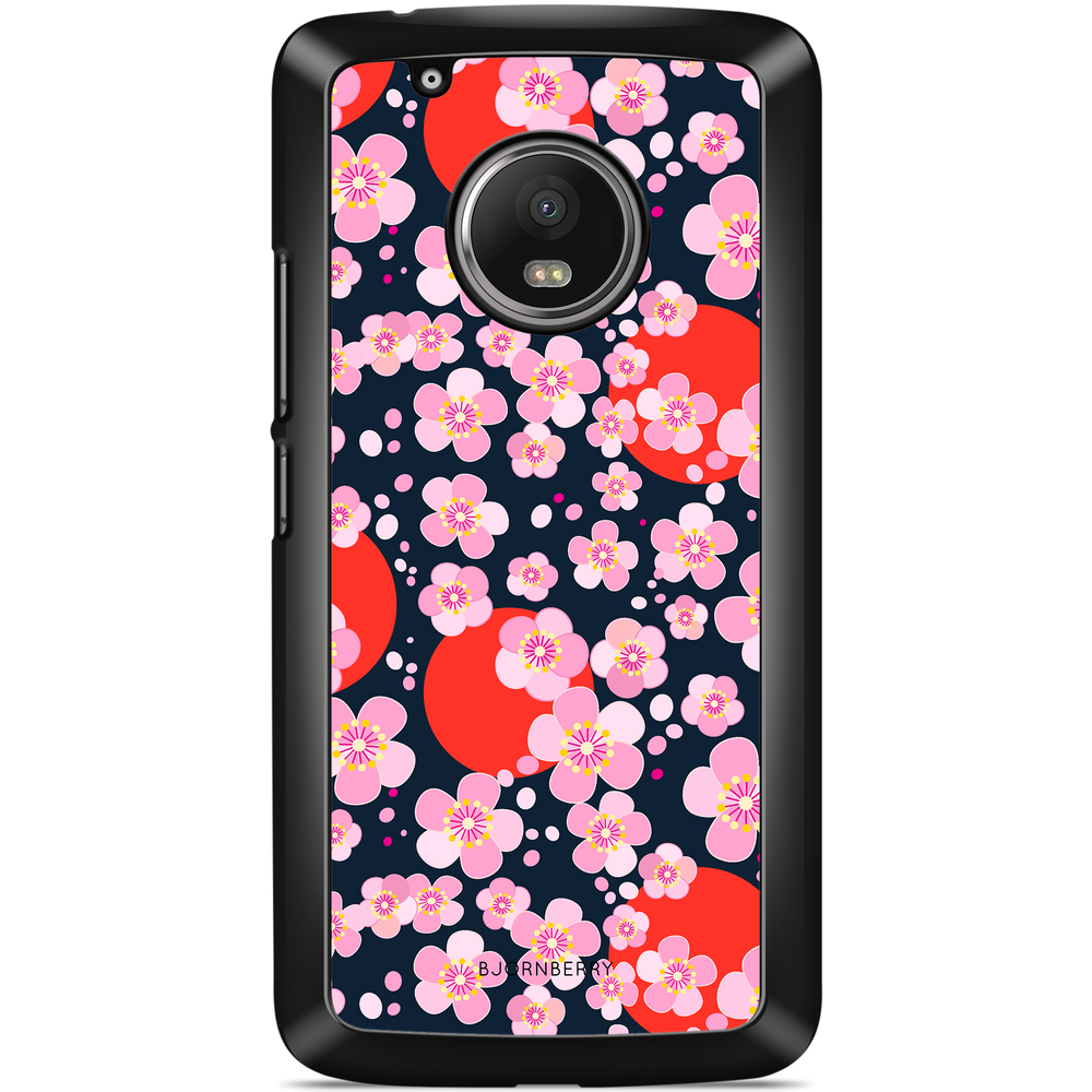 Moto G5 Plus Case - Japanese Flowers
