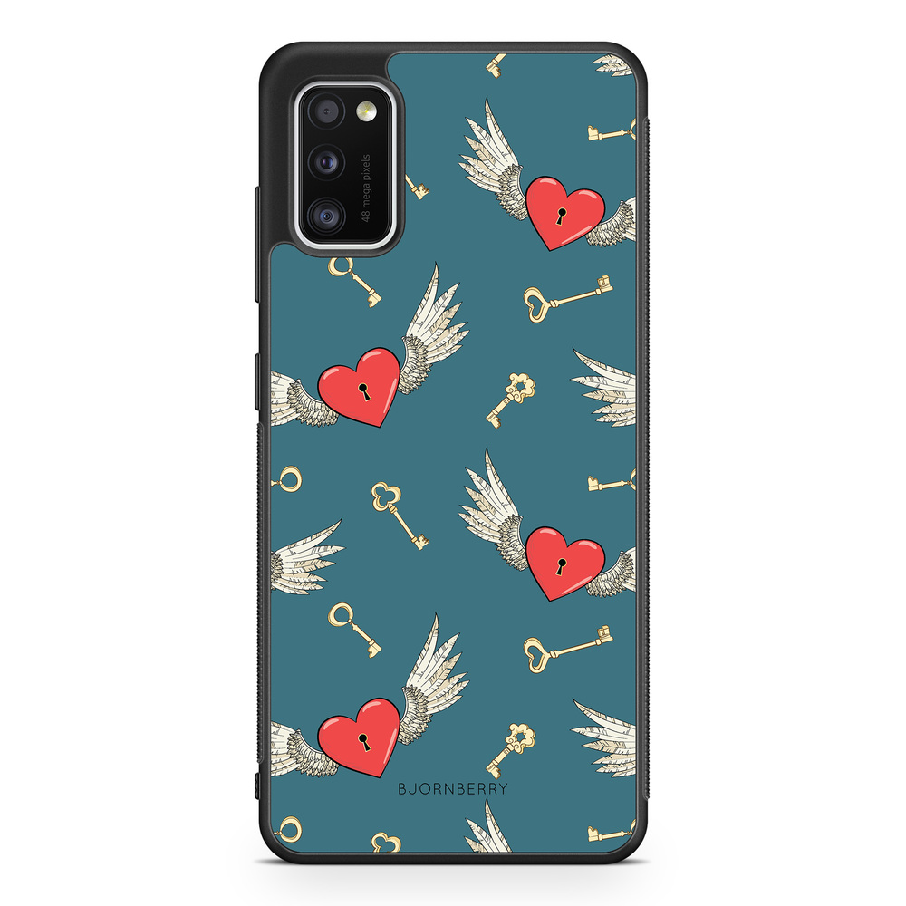 Samsung Galaxy A41 Case - Hearts 'n Wings