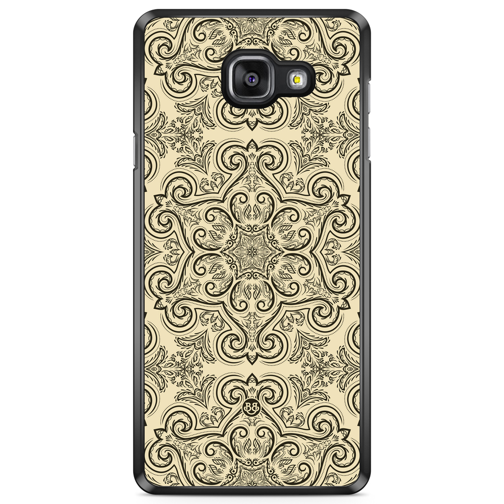 Samsung Galaxy A5 6 (2016) Case - Beige Retro Pattern
