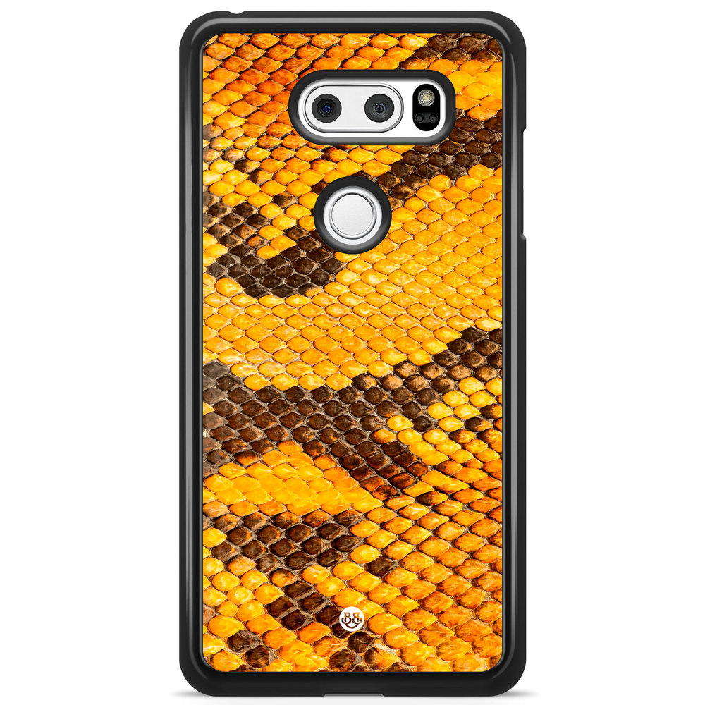 LG V30 Case - Yellow Snake