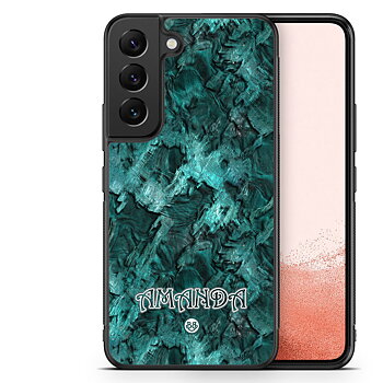 Samsung Galaxy S23 Plus 5G Custom Case - Green Name