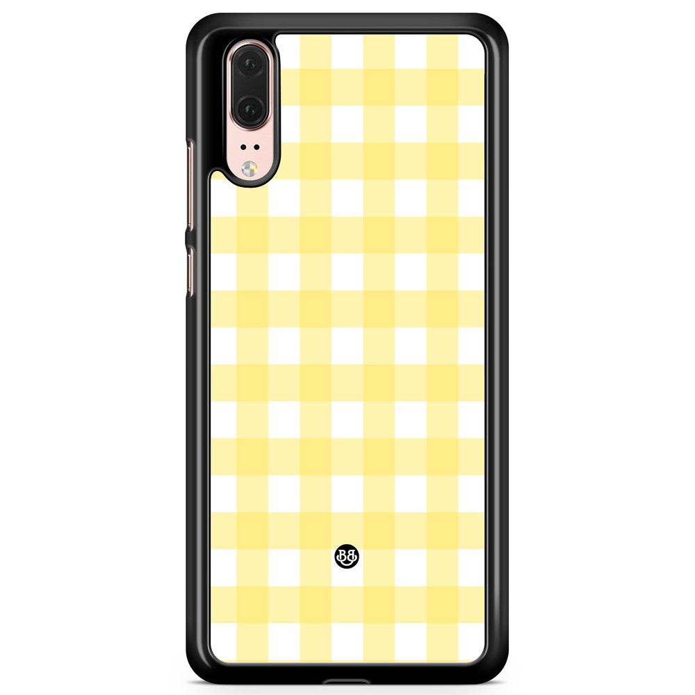 Huawei P20 Case - SUMMER GARDEN - Lemon Check