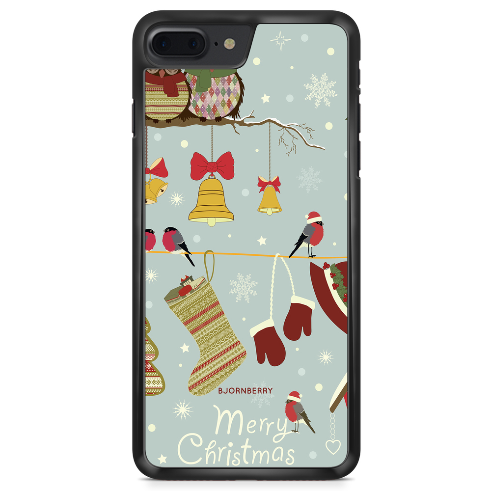 iPhone 8 Plus Case - Christmas Owls