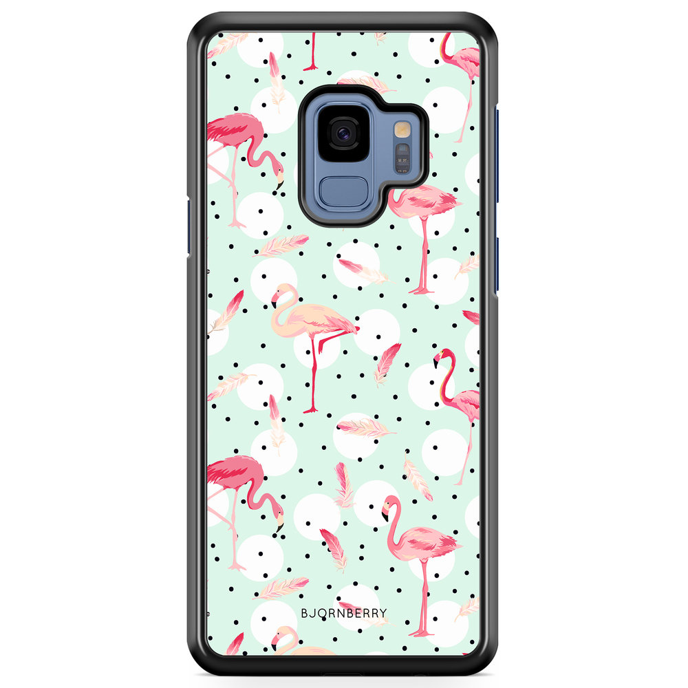 Samsung Galaxy S9 Case - Flamingos