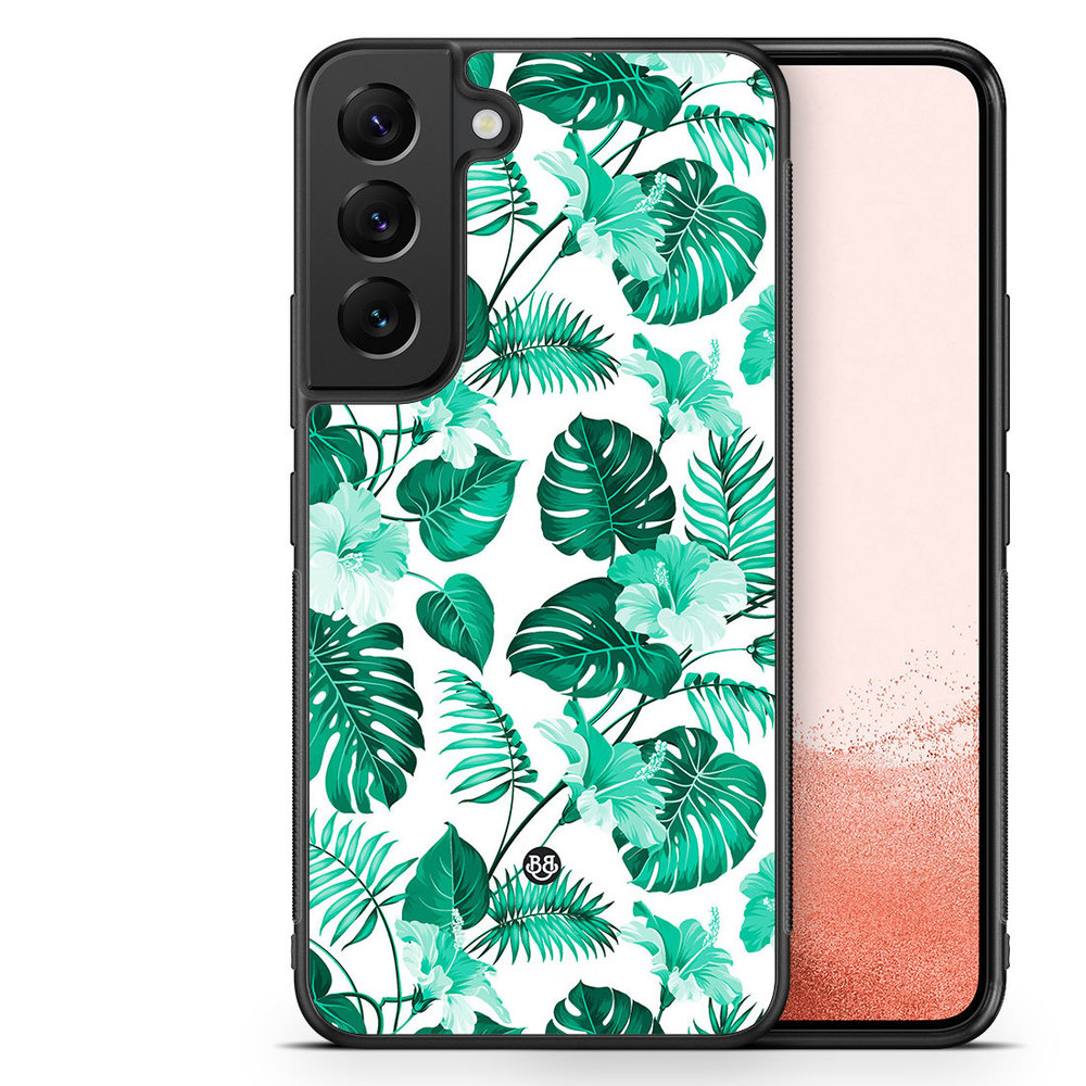 Samsung Galaxy S22 Plus 5G Case - Turquoise Flowers